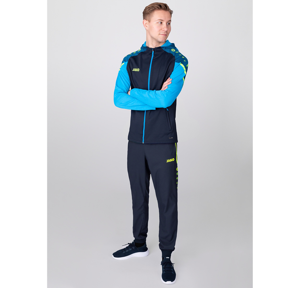 HOODED JACKET JAKO PERFORMANCE, SEABLUE-JAKO BLUE MEN. 