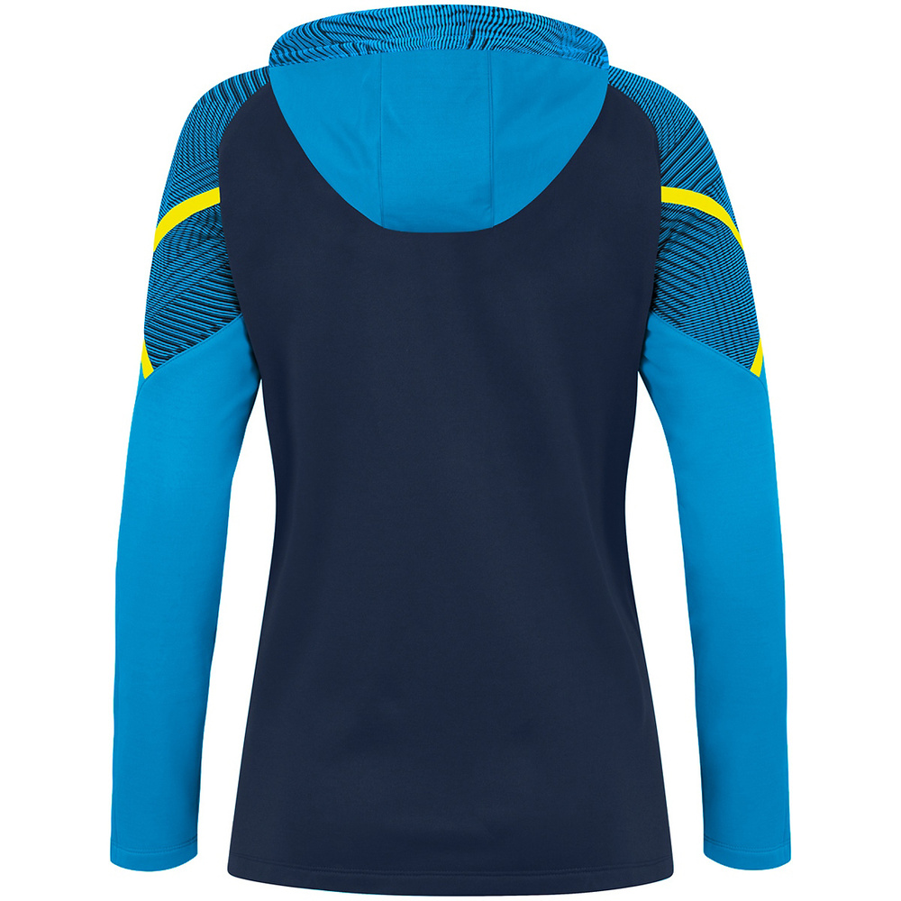 HOODED JACKET JAKO PERFORMANCE, SEABLUE-JAKO BLUE WOMEN. 