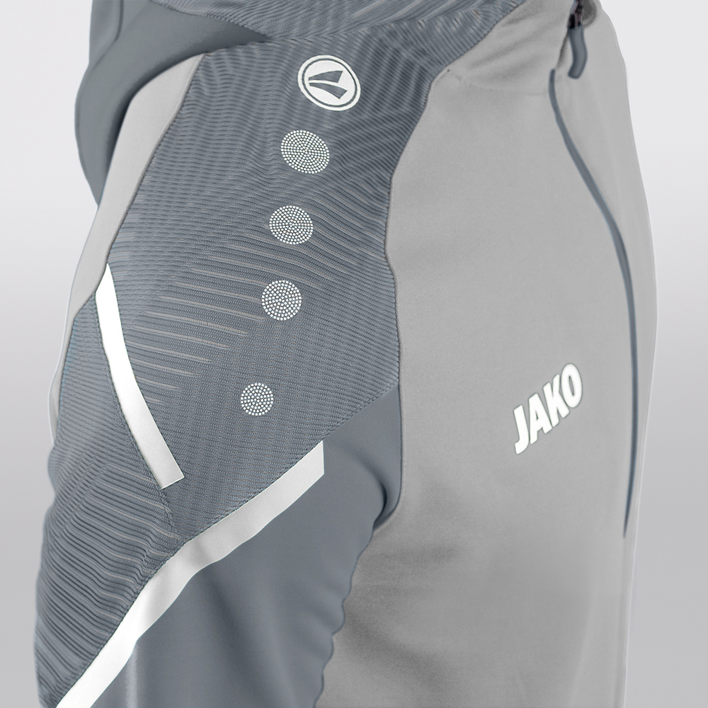 HOODED JACKET JAKO PERFORMANCE, SOFT GREY-STONE GREY KIDS. 