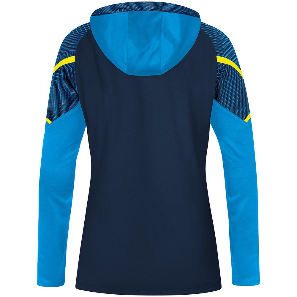 HOODED SWEATER JAKO PERFORMANCE, SEABLUE-JAKO BLUE WOMEN. 