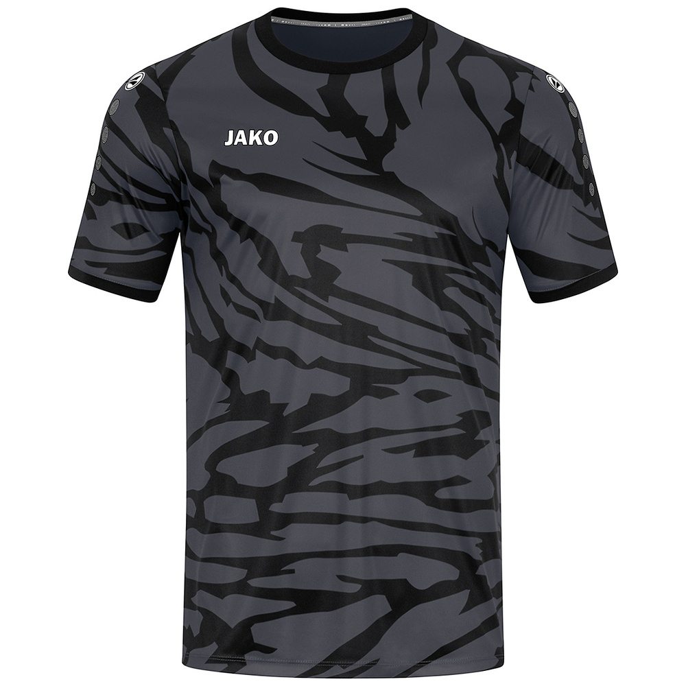 JAKO ANIMAL JERSEY SHORT SLEEVE, ANTHRACITE-BLACK UNISEX. 