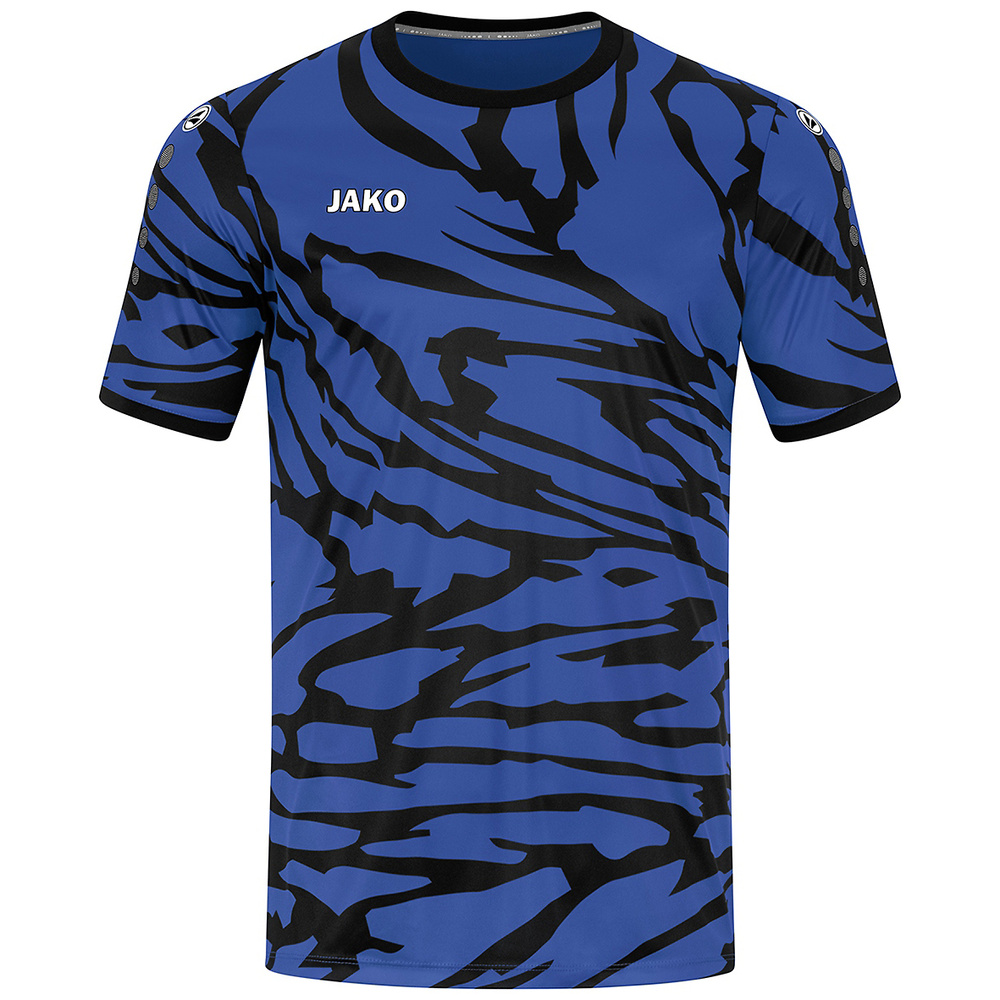 JAKO ANIMAL JERSEY SHORT SLEEVE, ROYAL-BLACK KIDS. 