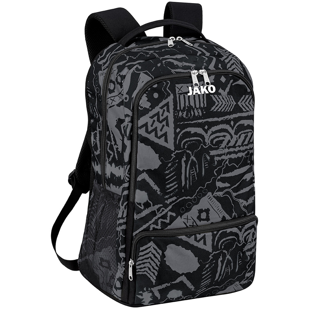 JAKO BACKPACK TROPICANA, BLACK-GREY. 