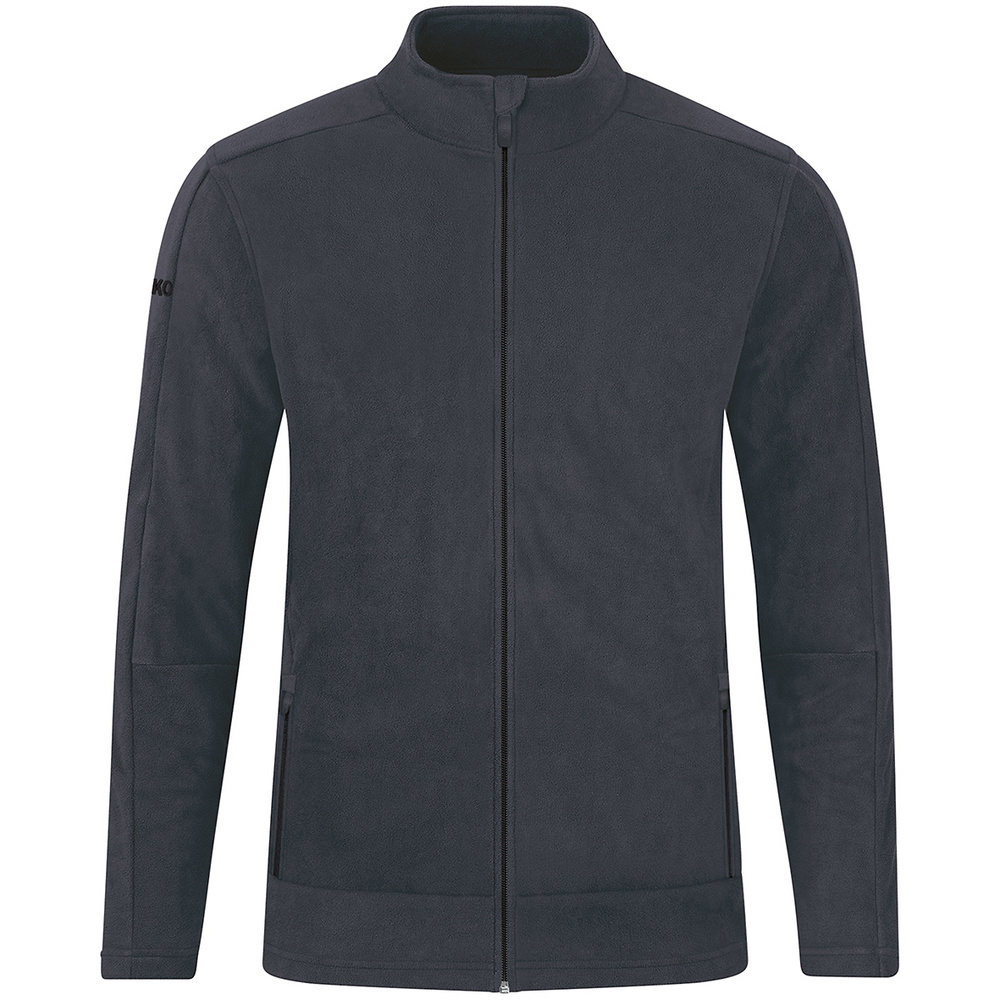 JAKO FLEECE JACKET, ANTHRACITE-BLACK MEN. 