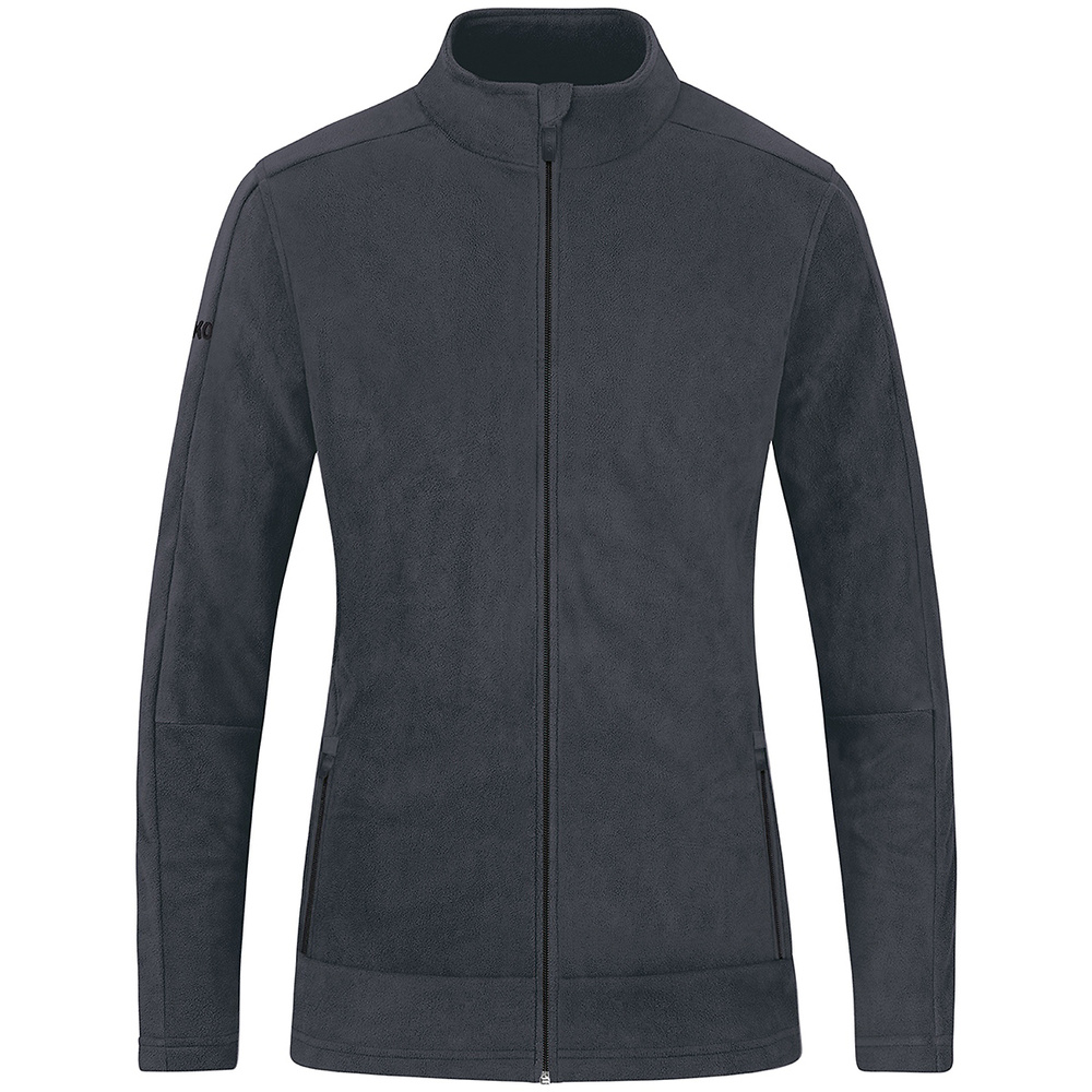 JAKO FLEECE JACKET, ANTHRACITE-BLACK WOMEN. 