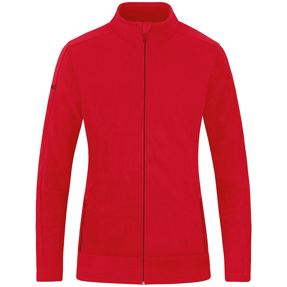 JAKO FLEECE JACKET, RED-WINE RED WOMEN. 