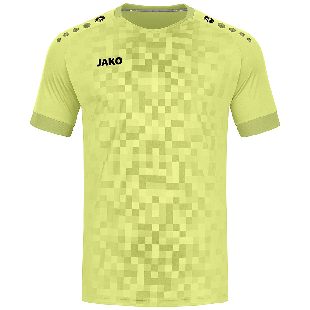 JAKO PIXEL JERSEY SHORT SLEEVE, YELLOW KIDS. 