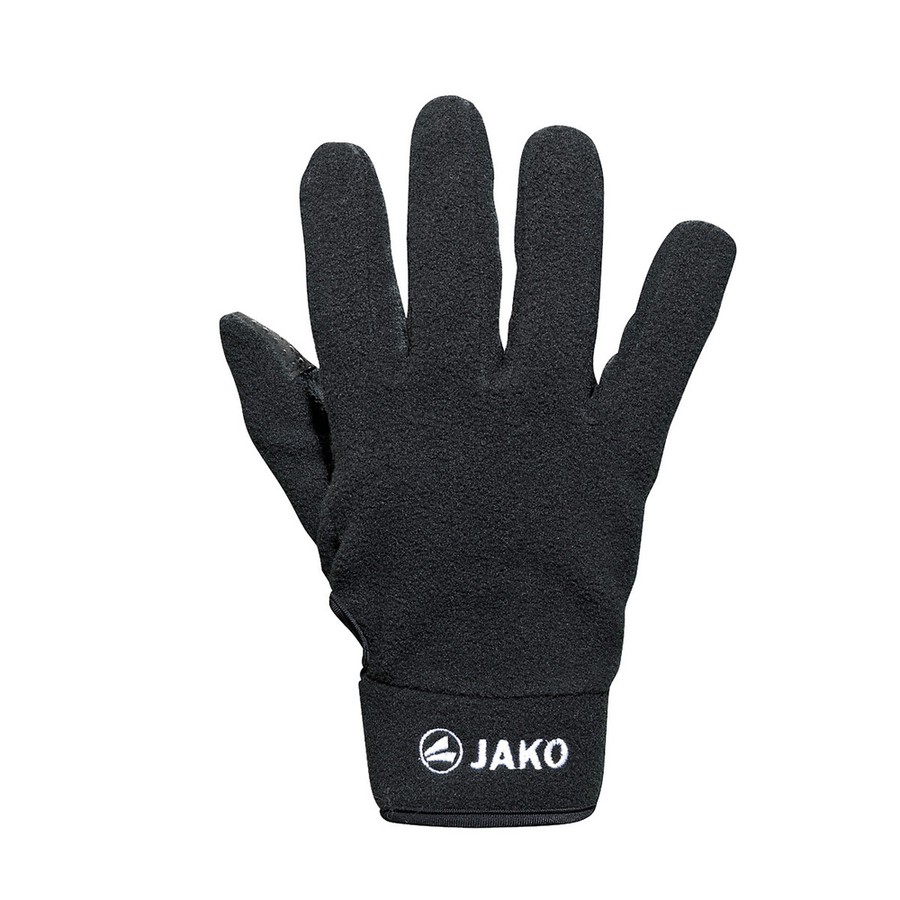 JAKO PLAYER GLOVE FLEECE, BLACK. 