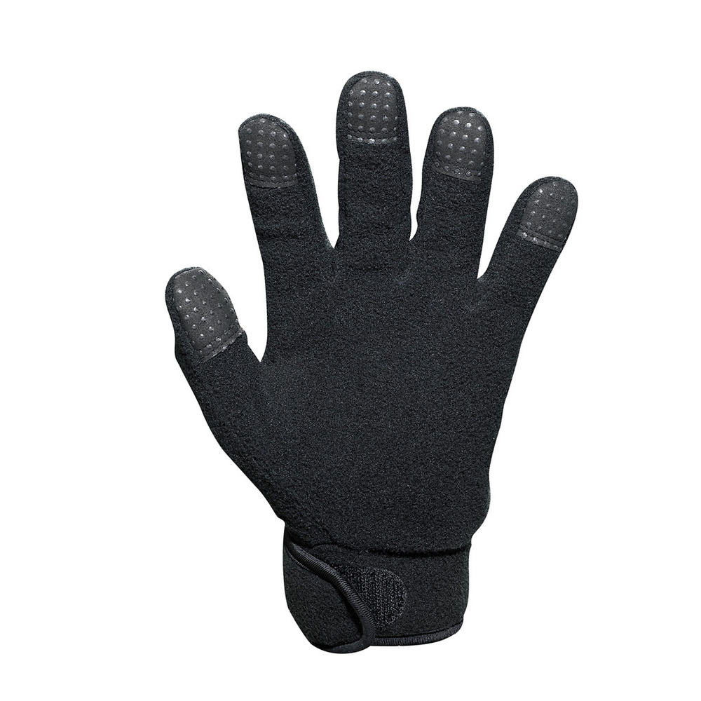 JAKO PLAYER GLOVE FLEECE, BLACK. 