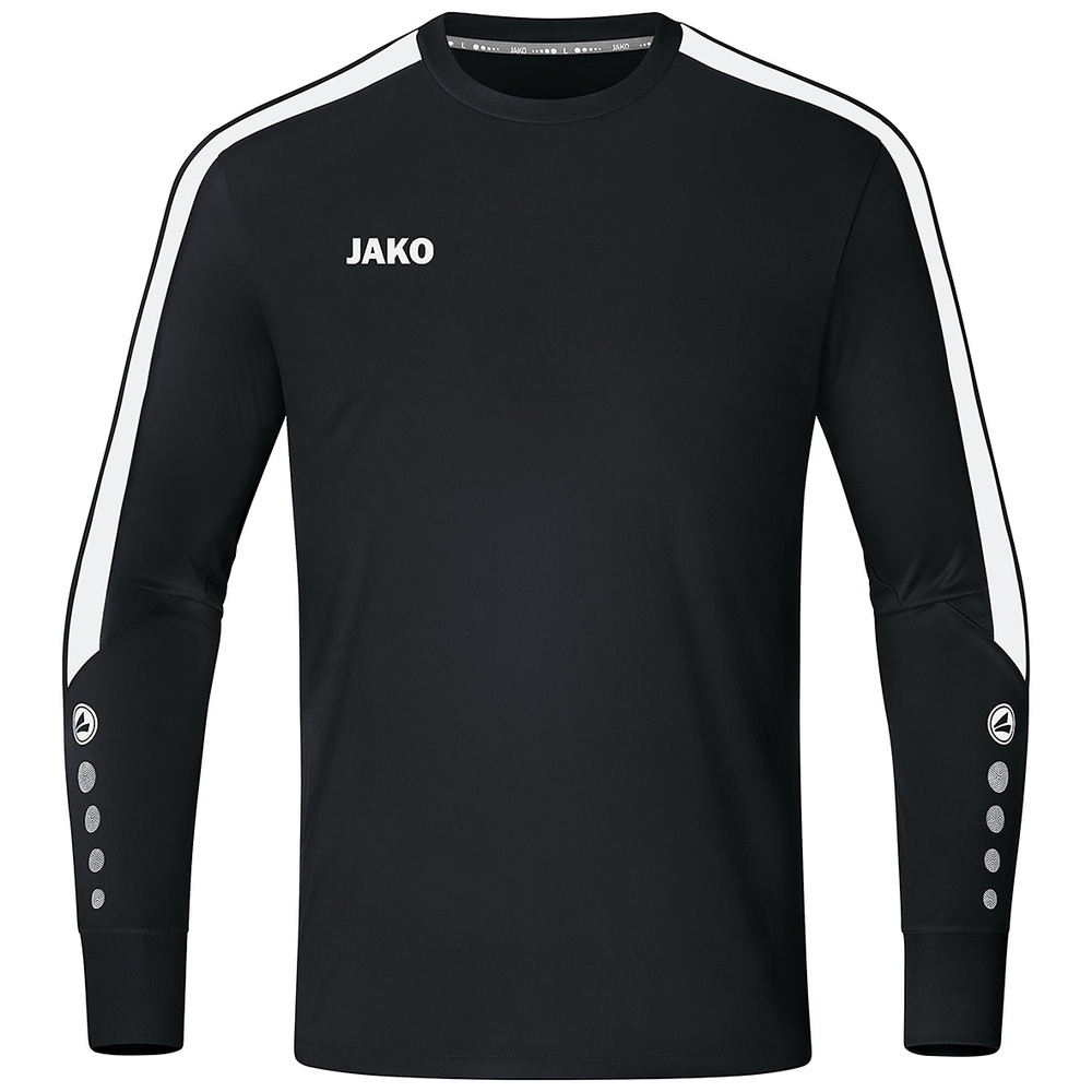 JAKO POWER GK JERSEY, BLACK-WHITE KIDS. 