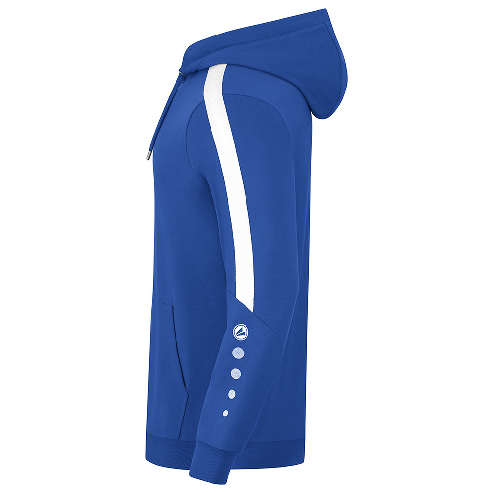 JAKO POWER HOODED JACKET, ROYAL-WHITE KIDS. 