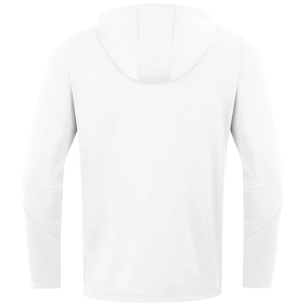 JAKO POWER HOODED JACKET, WHITE-BLACK-WOMEN. 