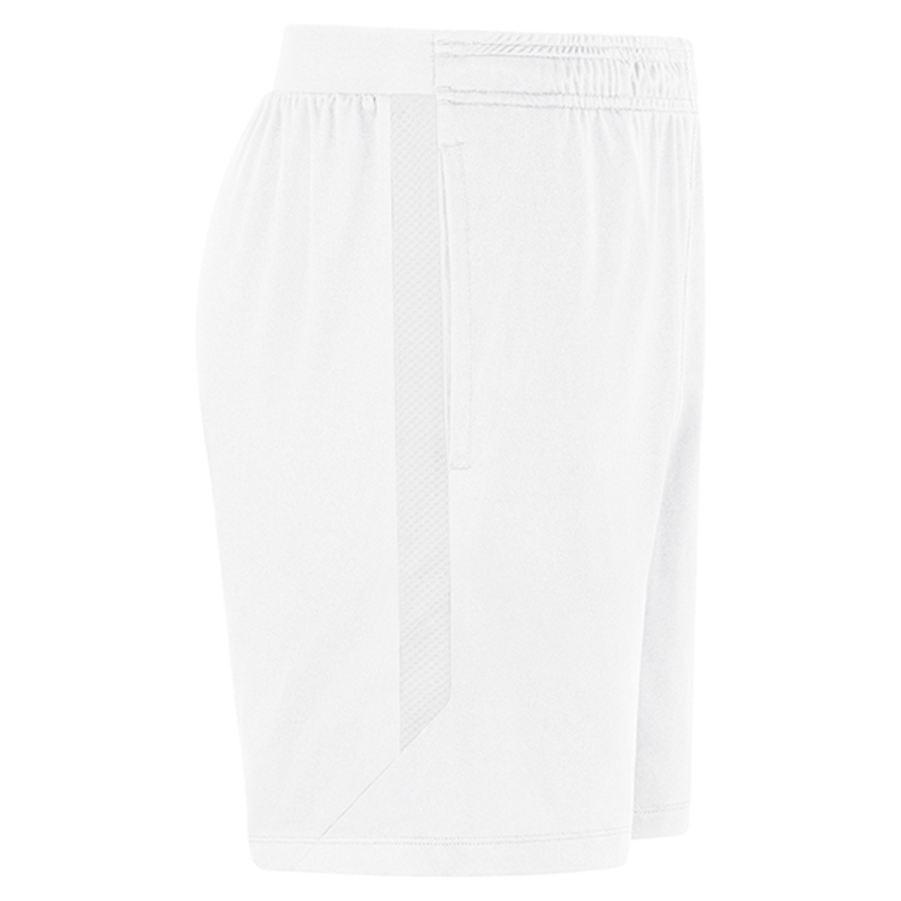 JAKO POWER LEISURE SHORTS, WHITE KIDS. 