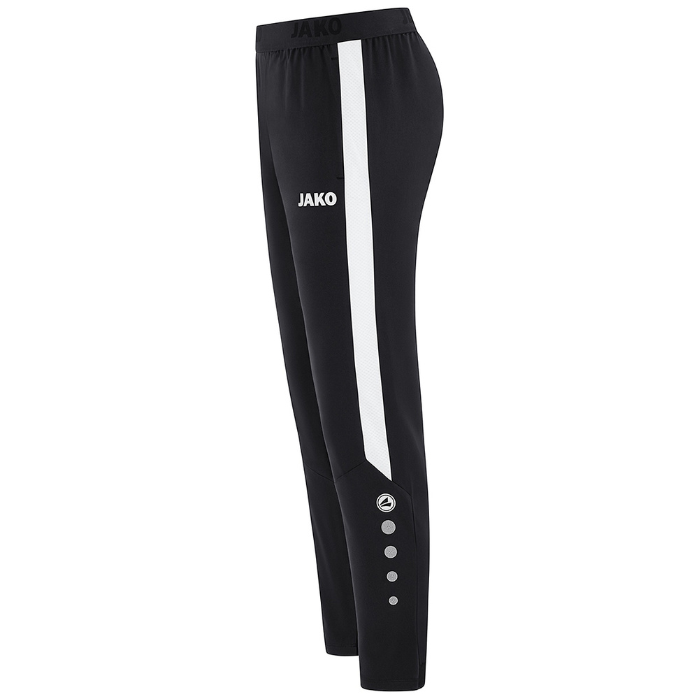 JAKO POWER LEISURE TROUSERS, BLACK-WHITE WOMEN. 