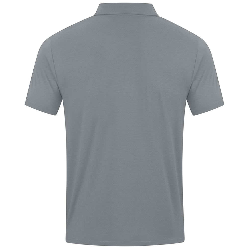 JAKO POWER POLO, STONE GREY-WHITE MEN. 