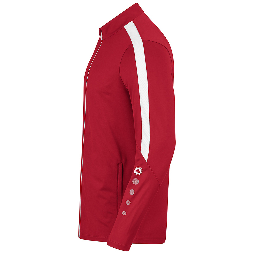 JAKO POWER POLYESTER JACKET, RED-WHITE KIDS. 