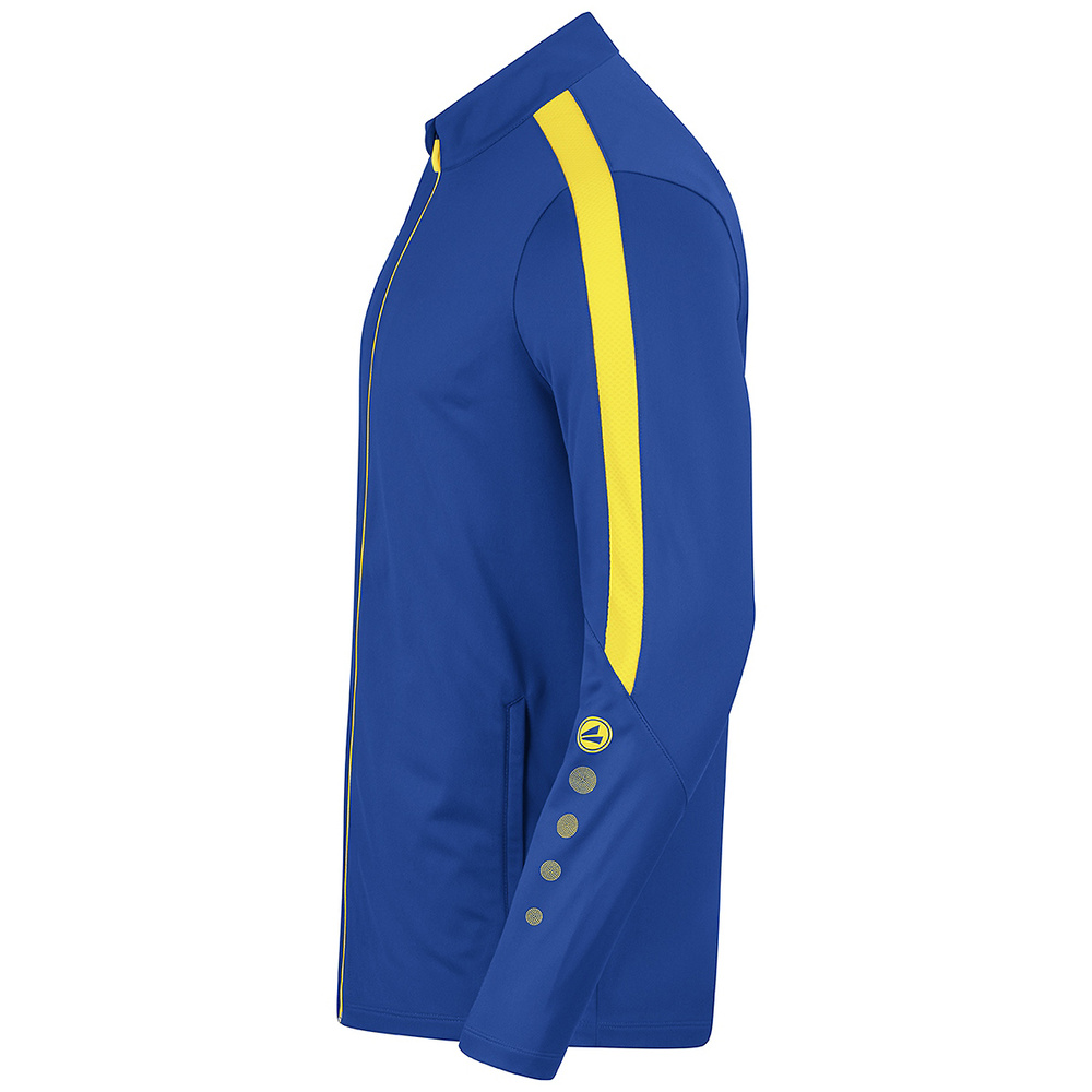 JAKO POWER POLYESTER JACKET, ROYAL-CITRO KIDS. 