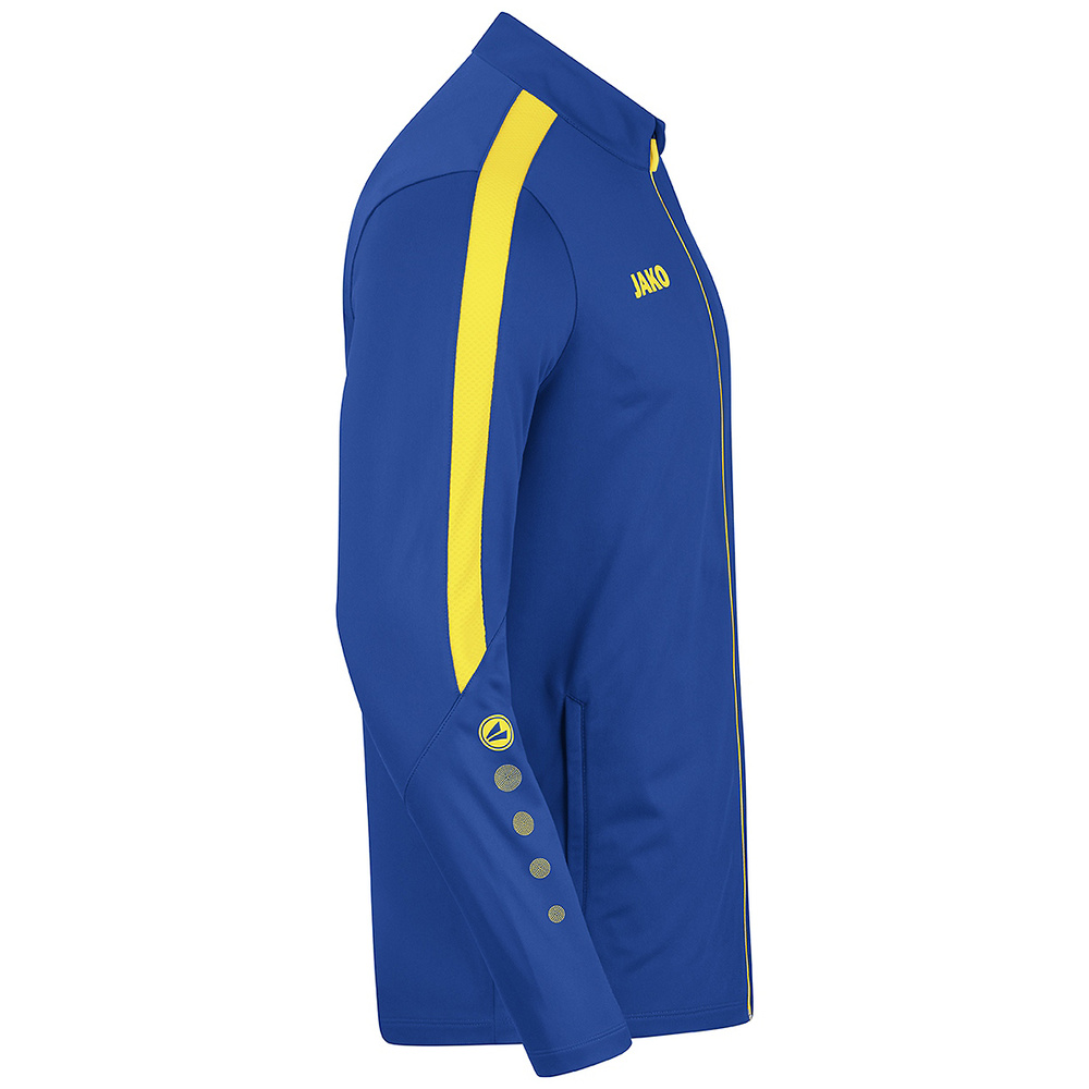 JAKO POWER POLYESTER JACKET, ROYAL-CITRO WOMEN. 