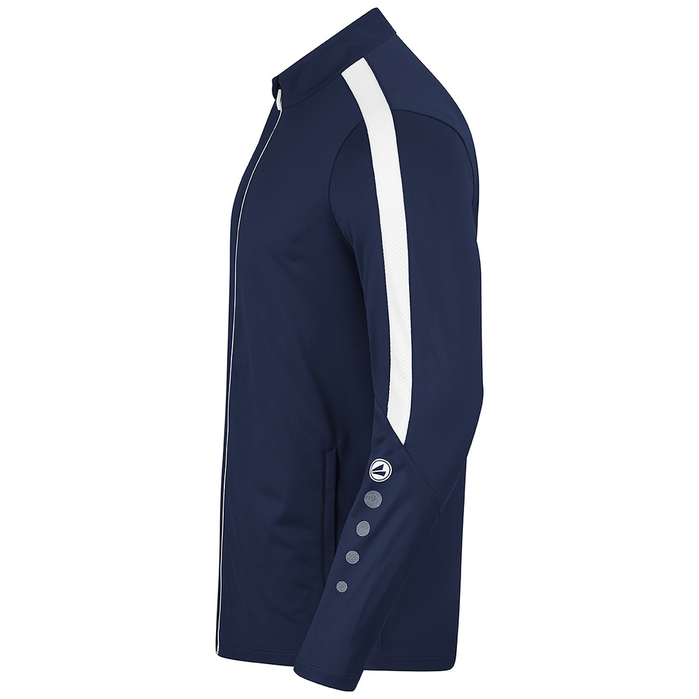 JAKO POWER POLYESTER JACKET, SEABLUE-WHITE KIDS. 