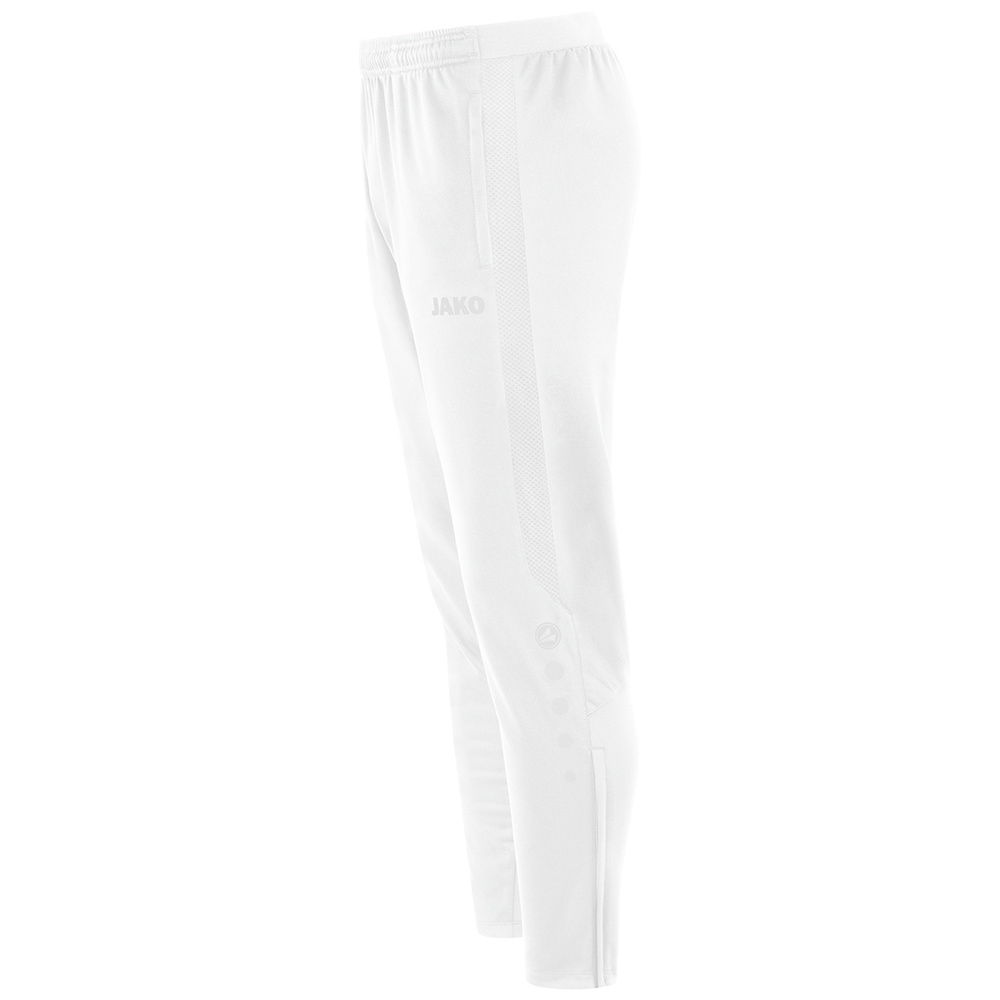 JAKO POWER POLYESTER TROUSERS, WHITE KIDS. 