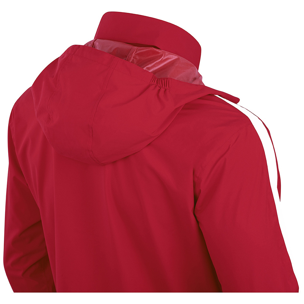 JAKO POWER RAIN JACKET, RED-WHITE KIDS. 