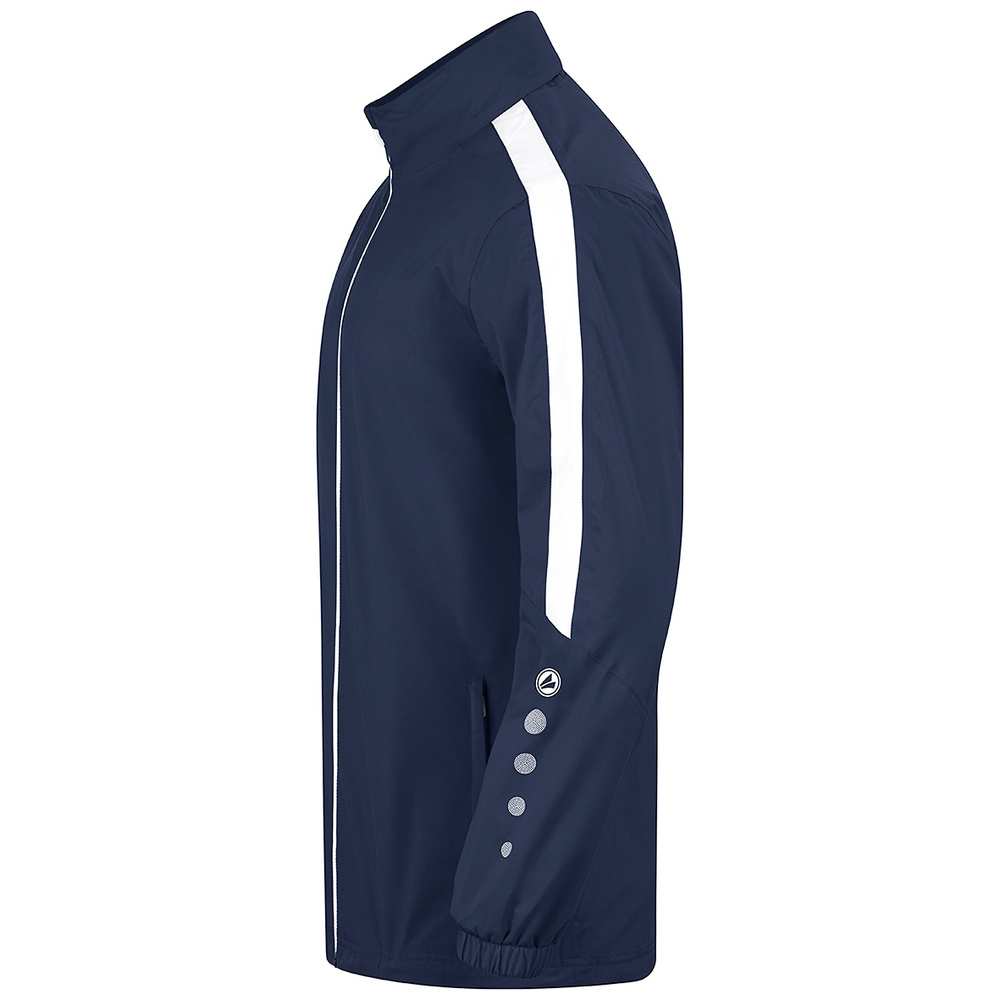 JAKO POWER RAIN JACKET, SEABLUE-WHITE UNISEX. 