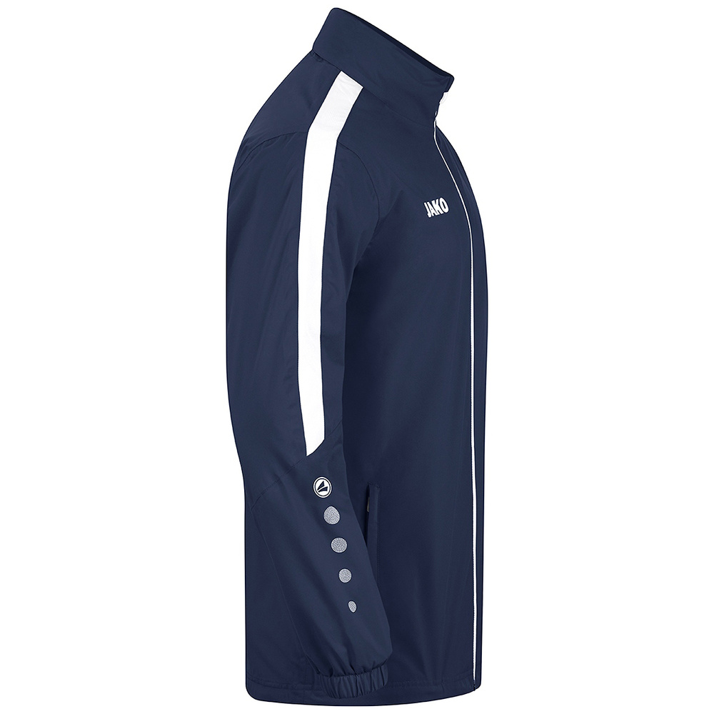 JAKO POWER RAIN JACKET, SEABLUE-WHITE UNISEX. 