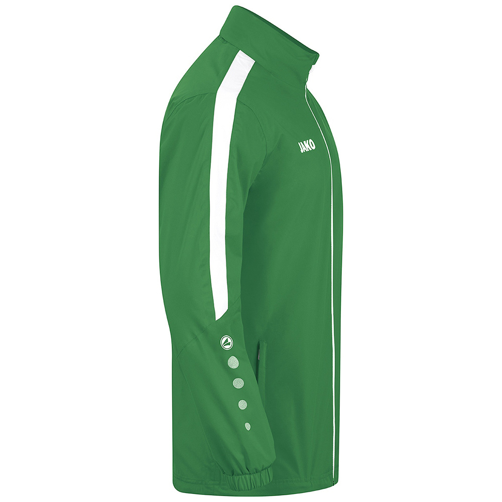 JAKO POWER RAIN JACKET, SPORT GREEN-WHITE UNISEX. 