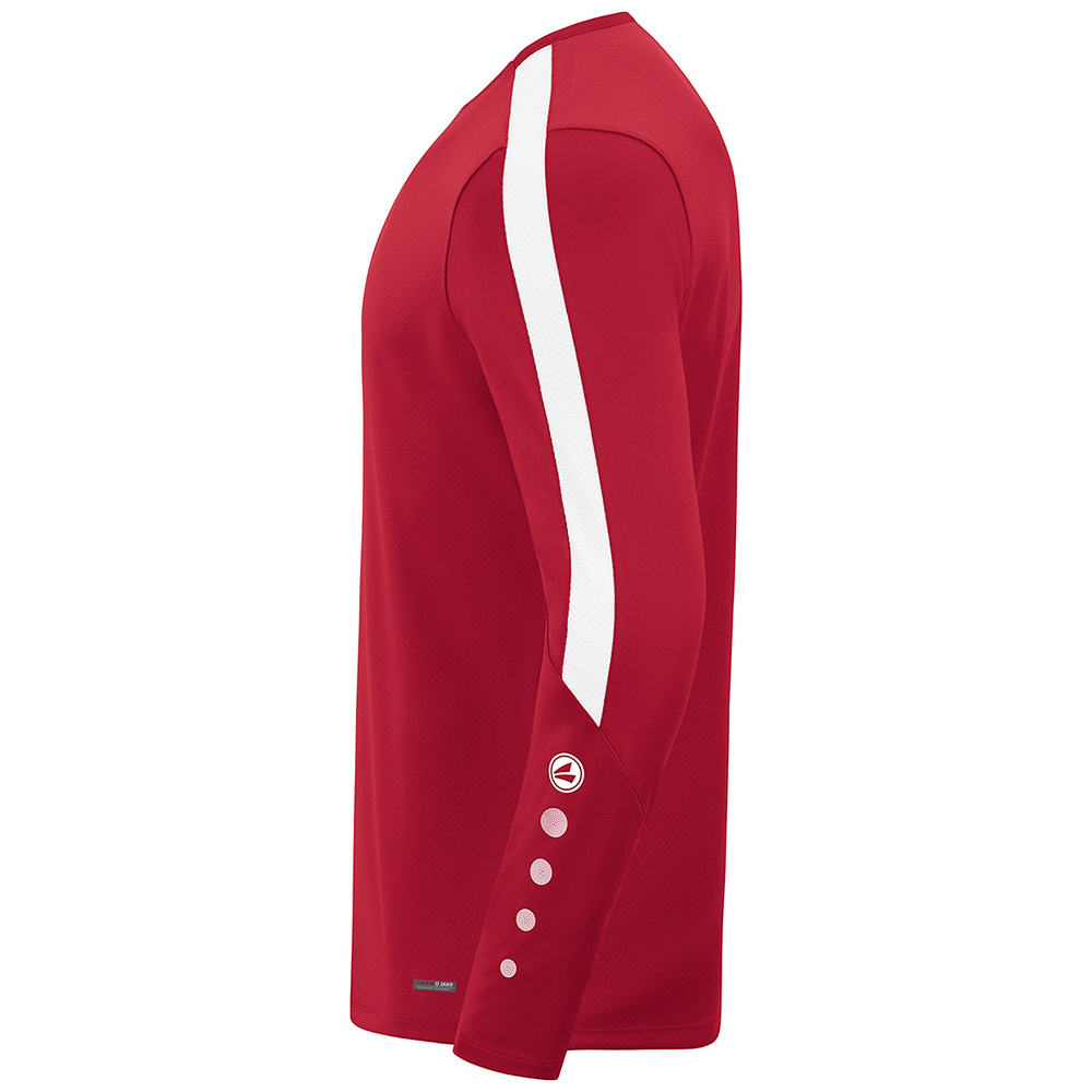 JAKO POWER SWEATER, RED-WHITE UNISEX. 