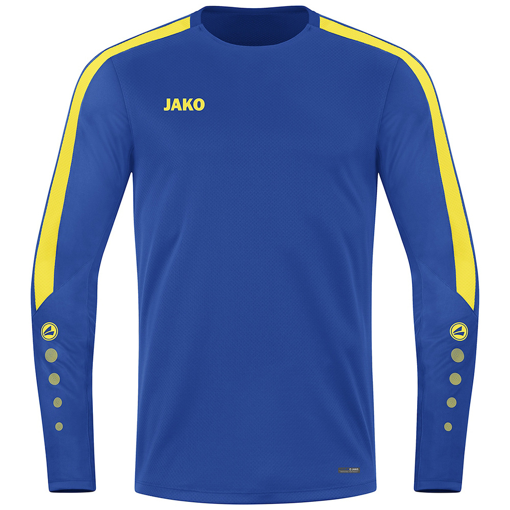 JAKO POWER SWEATER, ROYAL-CITRO KIDS. 