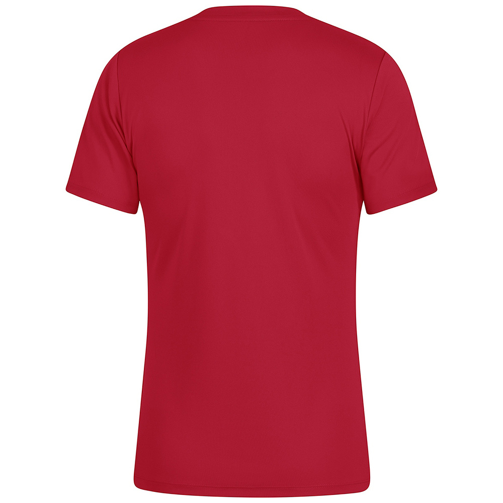 JAKO POWER T-SHIRT SHORT SLEEVE, RED-WHITE WOMEN. 