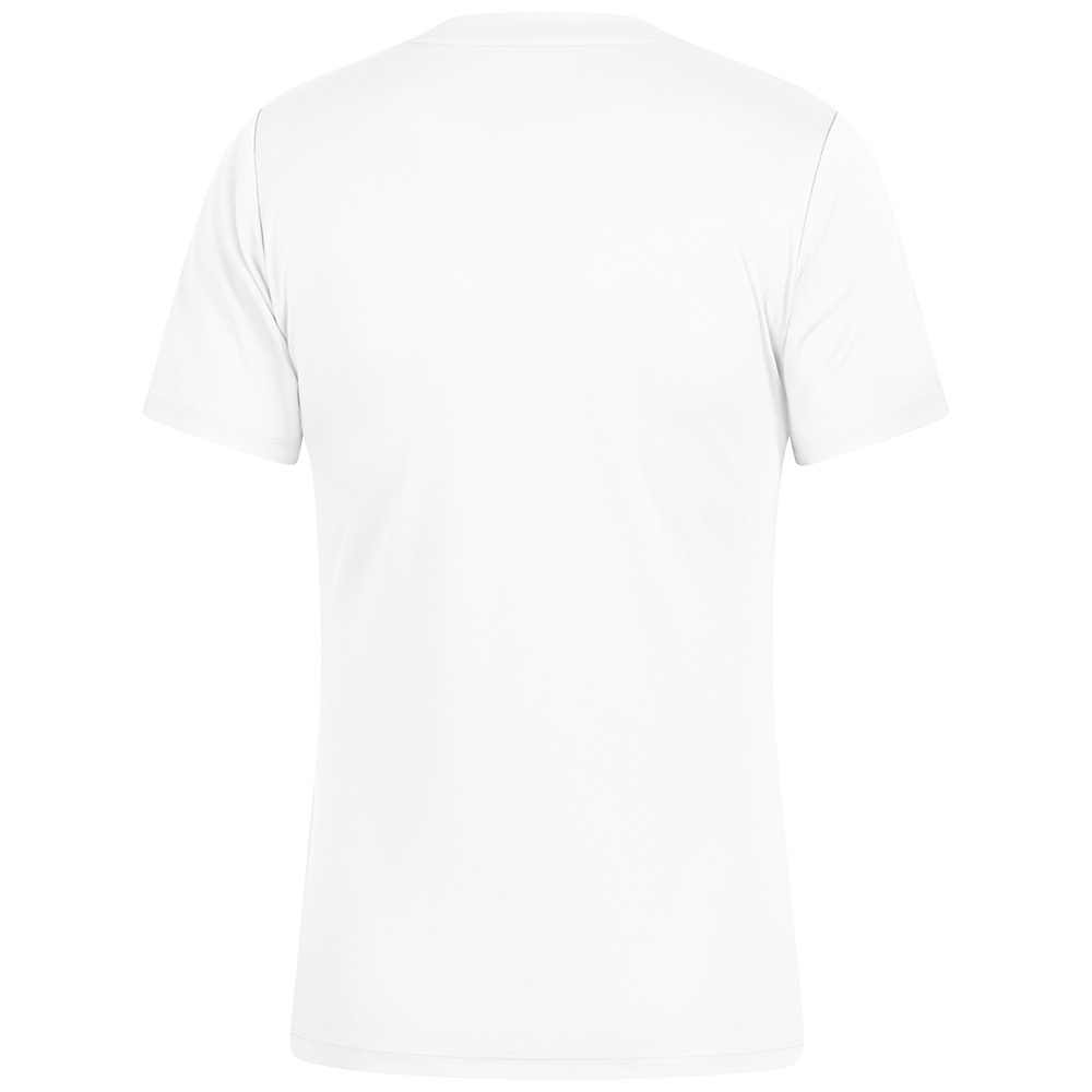 JAKO POWER T-SHIRT SHORT SLEEVE, WHITE-BLACK WOMEN. 