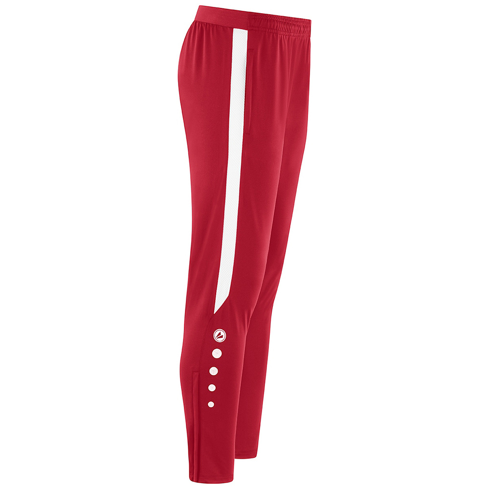 JAKO POWER TRAINING TROUSERS, RED-WHITE KIDS. 