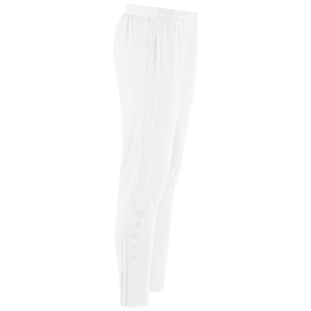 JAKO POWER TRAINING TROUSERS, WHITE KIDS. 