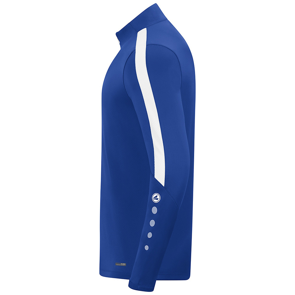 JAKO POWER ZIP TOP, ROYAL-WHITE UNISEX. 