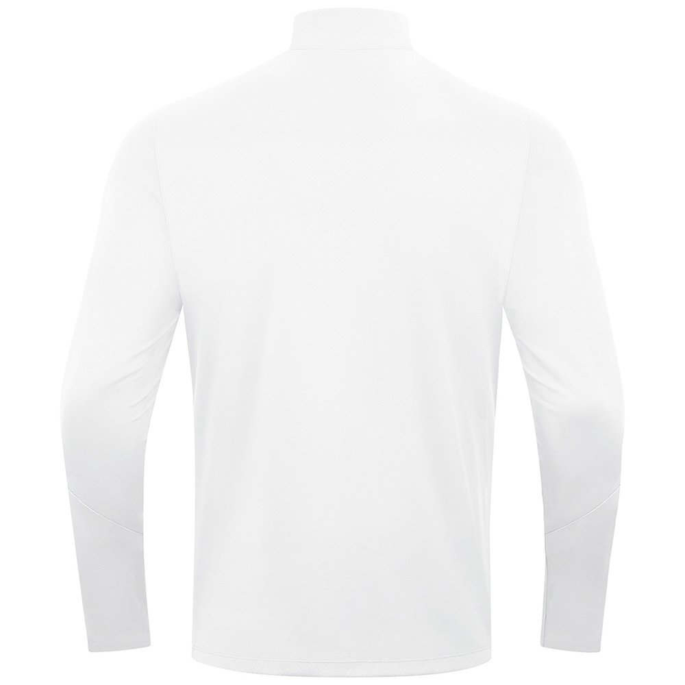 JAKO POWER ZIP TOP, WHITE-BLACK UNISEX. 