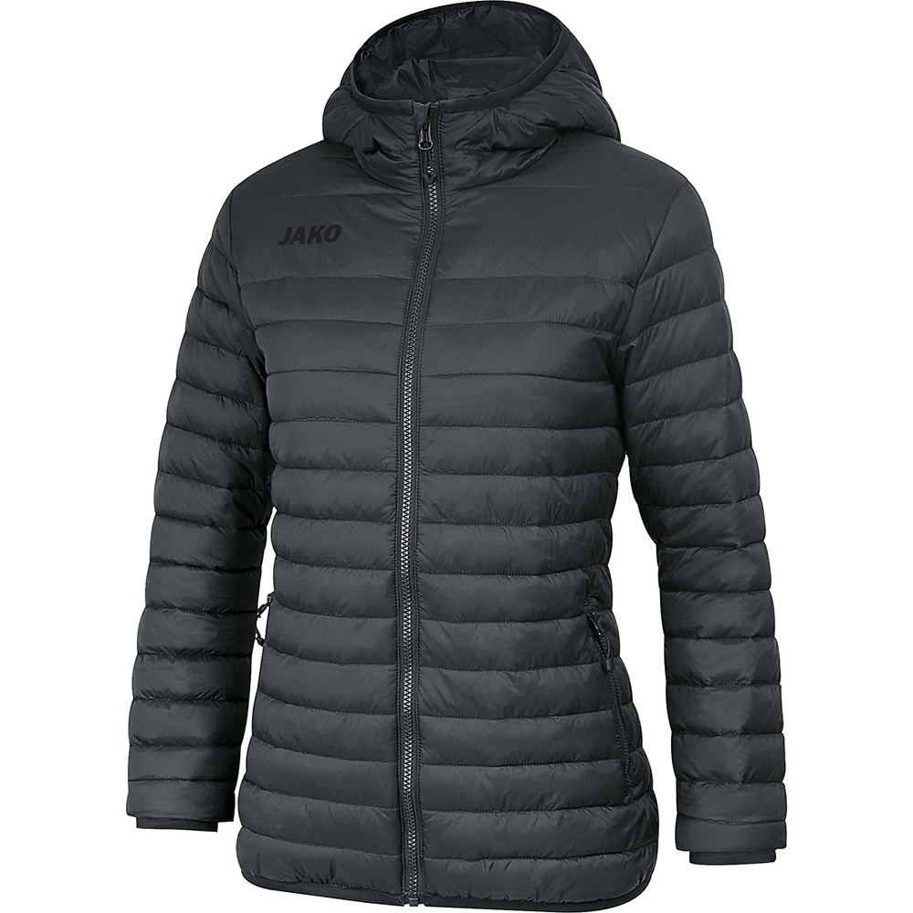 JAKO QUILTED JACKET, BLACK WOMEN. 