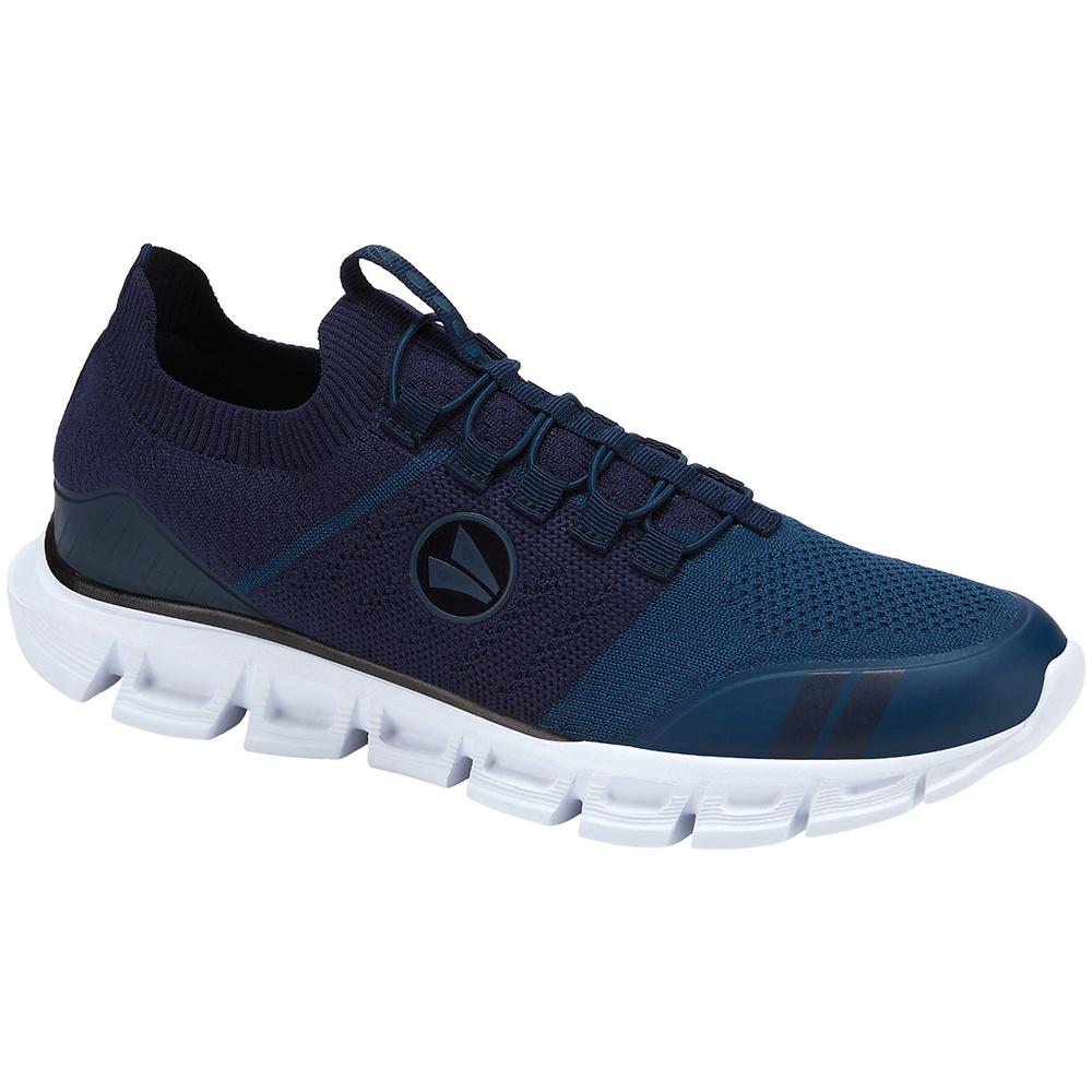 JAKO SNEAKER PREMIUM KNIT, SEABLUE-DARK BLUE. 