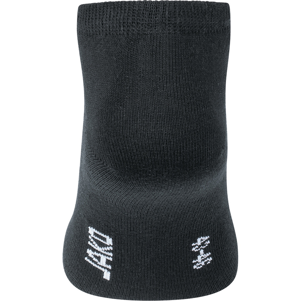 JAKO SOCK LINERS INVISIBLE 3-PACK, BLACK. 