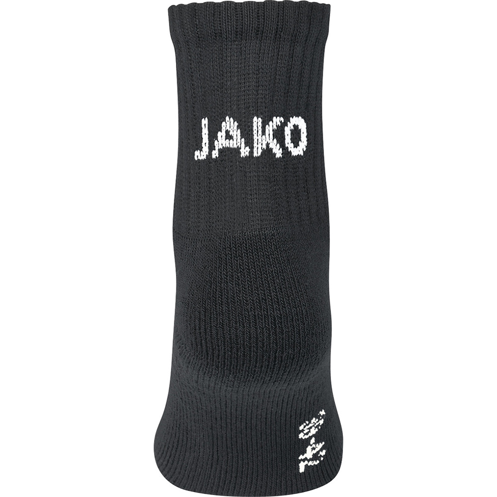 JAKO SPORTS SOCKS SHORT 3-PACK, BLACK. 