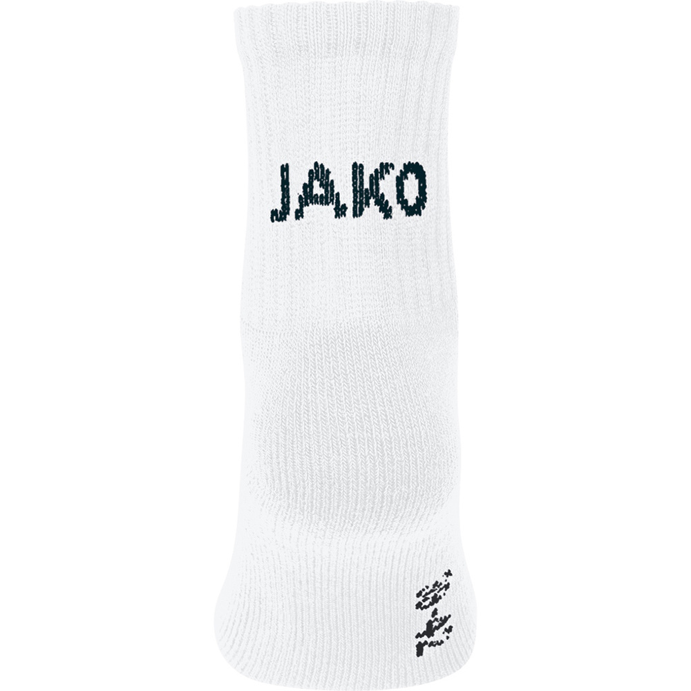 JAKO SPORTS SOCKS SHORT 3-PACK, WHITE. 