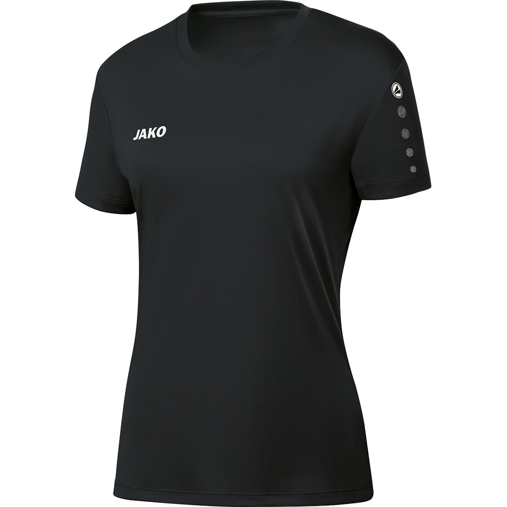 JAKO TEAM SHORT SLEEVE, BLACK WOMEN. 