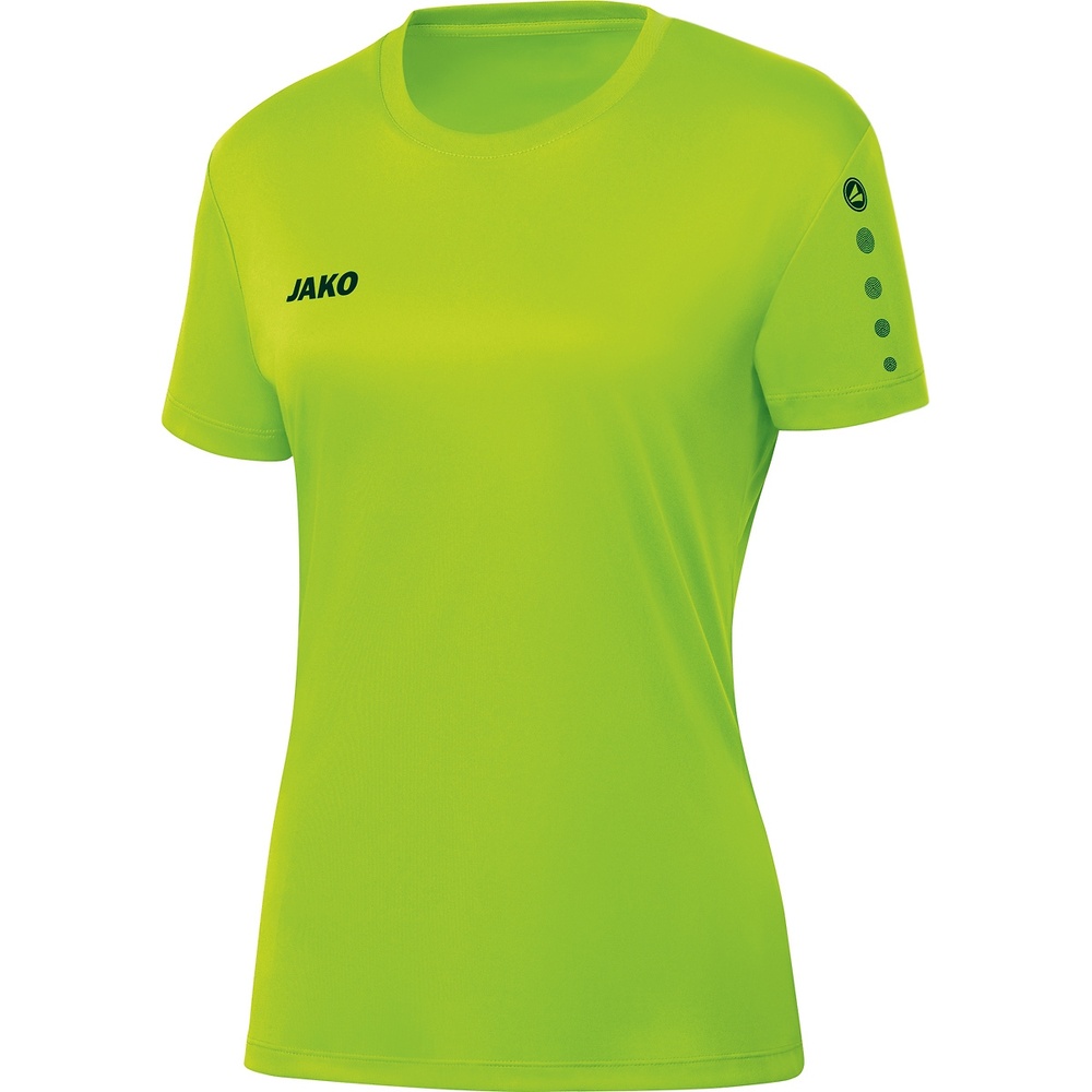 JAKO TEAM SHORT SLEEVE, NEON GREEN WOMEN. 