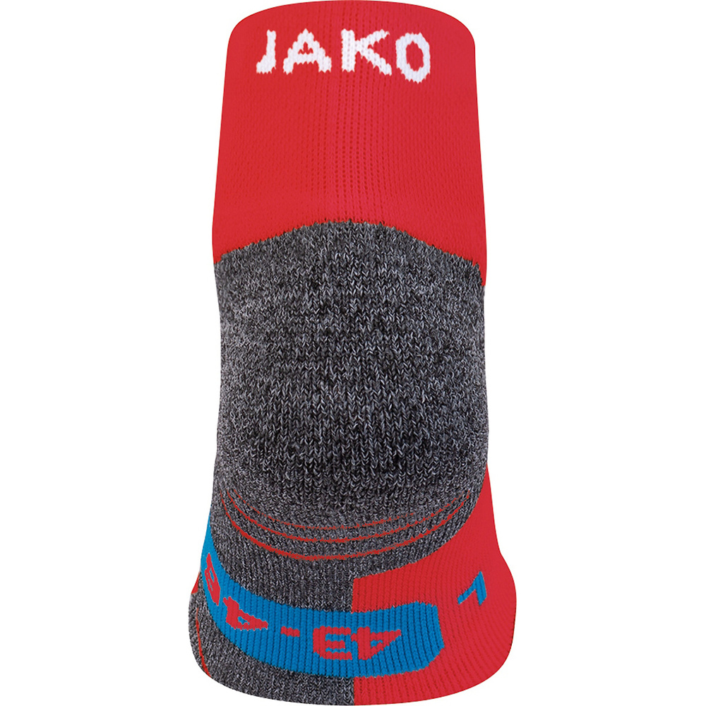 JAKO TRAINING SOCKS SHORT, SPORT RED. 