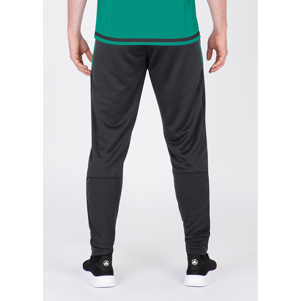 JAKO TRAINING TROUSERS ACTIVE ANTHRACITE-TURQUOISE KIDS. 