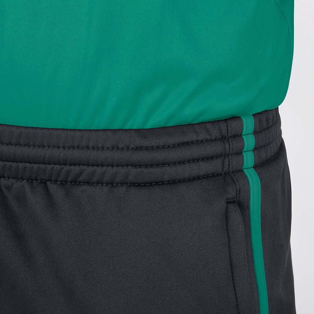 JAKO TRAINING TROUSERS ACTIVE ANTHRACITE-TURQUOISE MEN. 