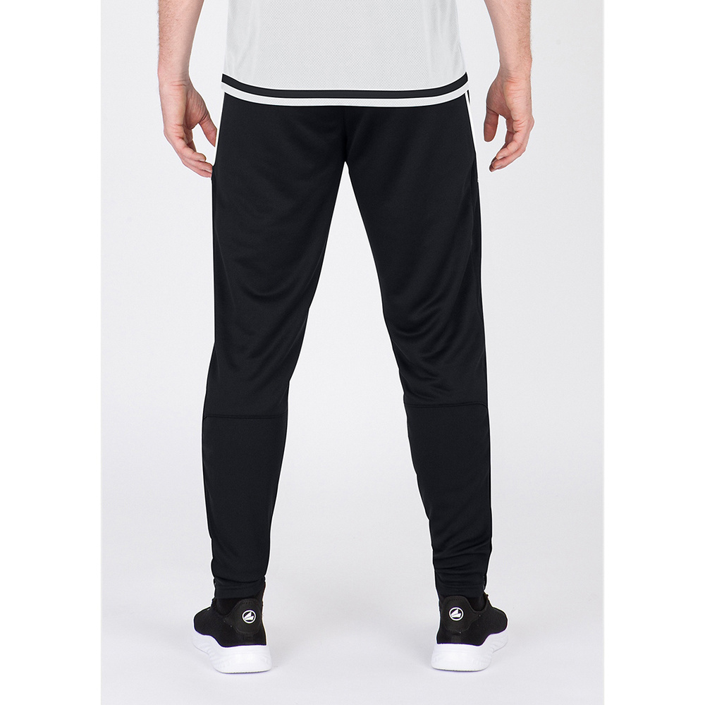 JAKO TRAINING TROUSERS ACTIVE BLACK-WHITE KIDS. 