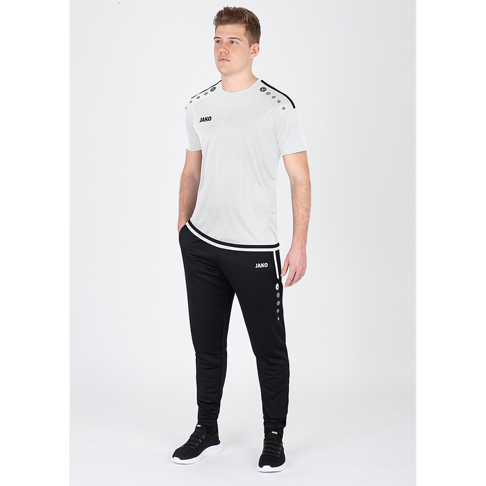 JAKO TRAINING TROUSERS ACTIVE BLACK-WHITE MEN. 