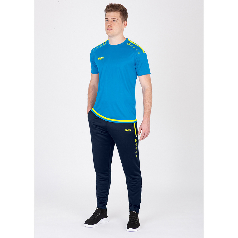 JAKO TRAINING TROUSERS ACTIVE SEABLUE-NEON YELLOW KIDS. 