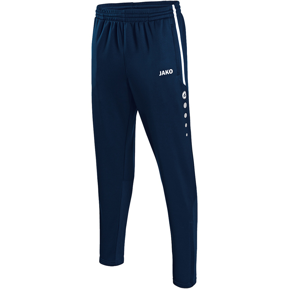 JAKO TRAINING TROUSERS ACTIVE SEABLUE-WHITE KIDS. 